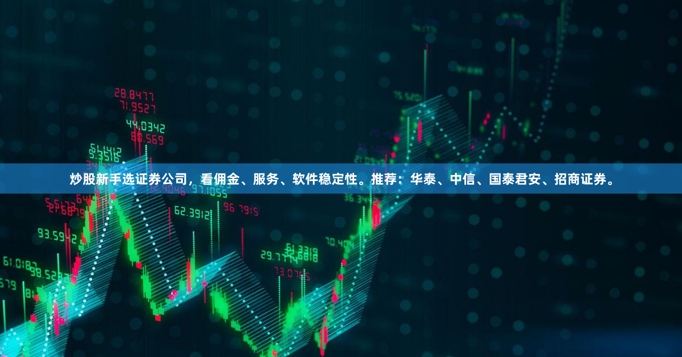炒股新手选证券公司，看佣金、服务、软件稳定性。推荐：华泰、中信、国泰君安、招商证券。